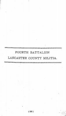 Thumbnail for Volume VII > Fourth Battalion Lancaster County Militia.