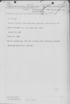Old German Files, 1909-21 > Stanley Saela (#56768)