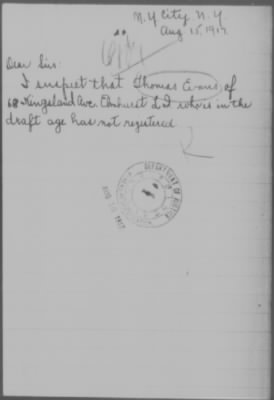 Old German Files, 1909-21 > Thomas Evans (#56814)