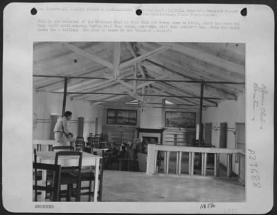 Thumbnail for Consolidated > This Is The Interior Of The Officers Club At This 15Th Af Base In Italy, Built The Same Way They Built Their Houses Buying What They Could, Borrowing What They Couldn'T Buy.  Note The Shell Cases For A Railing.  The Club Is Known As The 'Panther'S Lair'.