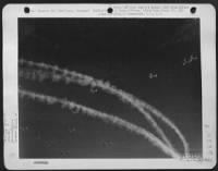 With A Background Of Feathery Vapor Trails Boeing B-17 "Flying  Fortresses" Of The 452Nd Bomb Group Droned Steadily Over Germany Territory Enroute To Their Target, Gablingen, Germany.  16 March 1944.  8Th Air Force Attacks On Vital Nazi Installations Help - Page 3