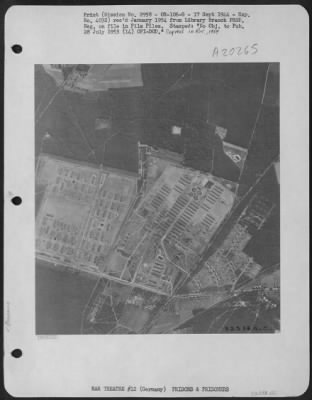 Consolidated > Aerial View Of Stalag Luft Iii, German Prisoner Of War Camp For Air Force Personnel, At Sagen, Germany. Thousands Of American Air Force Prisoners Were Imprisoned Here. In Addition, The Camp Held British And Other Allied Air Force Personnel Who Were Captur