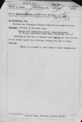 Old German Files, 1909-21 > Amzie Montgomery (#46830)