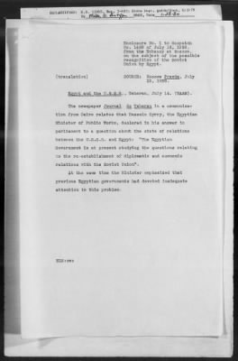 Thumbnail for Government: Recognition, Constitution, Citizenship, Political Rights, Territories, Civil Service, Foreign Agents, Flag, Passports And Visas > 861.01/1991-861.01B/20