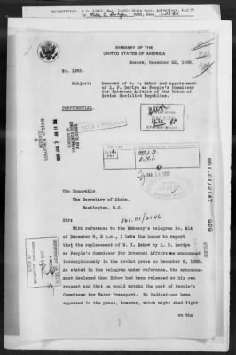 Government: Recognition, Constitution, Citizenship, Political Rights, Territories, Civil Service, Foreign Agents, Flag, Passports And Visas > 861.01/1991-861.01B/20