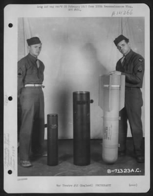 Consolidated > Men Assemble An M-26 Parachute Flare At A 379Th Bomb Group Base In England.  18 December 1943.