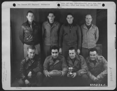 Consolidated > Football Team Of The 401St Bomb Group, 8Th Air Force, England, 21 December 1944.