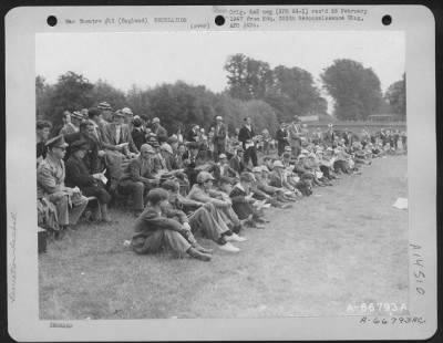 Thumbnail for Consolidated > The First American Baseball Game At Eton College, Buckingham County, England, 14 July 1944.