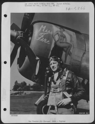 General > Capt. Fred J. Christensen, Jr., 11 Wilmot St., Watertown, Mass., a 22 year old Republic P-47 Thunderbolt pilot, has destroyed 22 German planes in the air. On a combat mission over France, Capt. Christensen knocked down 6 Jerries to become