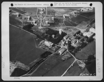 Thumbnail for Consolidated > Aerial View Of The 21St General Hospital At Mirecourt, France.