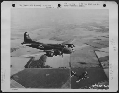 Thumbnail for Boeing > Boeing B-17S Of The 94Th Bomb Group On Their Way To A Raid On Paris, France.  15 Sept. 1943.