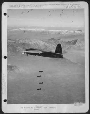 Thumbnail for Consolidated > As landing forces were establishing beachheads at Nettuno, Italy, on January 22, 1944 B-26 Marauder medium bombers of the U.S. Army 12th Air Force gave support to the operations just 30 miles below Rome by bombing vital communications targets