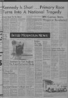 1968-Jun-6 The Intermountain News, Page 1