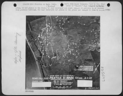 Thumbnail for Consolidated > AFTER: Of 122 planes on the field, 43 were destroyed and eight damaged in addition to 48 wrecked from previous bombings. The NAAF destroyed 248 planes on the ground and damaged 93 from 15 August