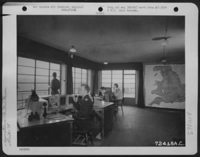 Thumbnail for General > From The Control Tower At 8Th Air Force Station F-357 In Duxford, England, These Men Direct Take Offs And Landings Of 78Th Fighter Group Planes.  4 February 1944.