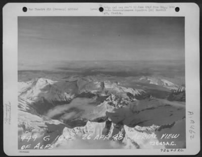 Consolidated > Aerial View Of The Alps In Germany.  26 April 1948.