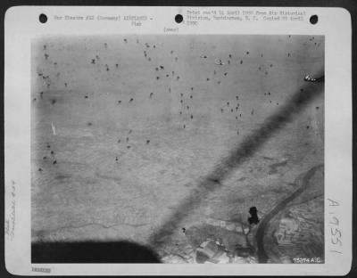 Flak > Consolidated B-24S Encounter Flak Opposition While On A Bombing Raid Over Ludwigshaven, Germany On 26 August 1944.