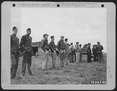 General > Ground Crews Of The 324Th Bomb Squadron, 91St Bomb Group, Stationed At Bassingbourne, England, "Sweat Out" The Return Of Their Planes From A Bombing Mission.  24 June 1943.