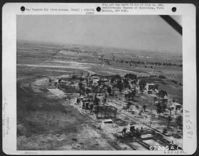 Thumbnail for Consolidated > Bomb Damage To Airdrome Near Cori-Artena, Italy.