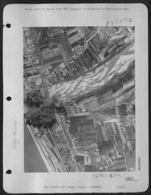 Consolidated > 'On The Button', Bombs From The Marauders Of The Sardinia-Based Units Of First Tactical Air Force Smash The Double-Track Rail Bridge At Fano On The Adriatic Coast. The Air Plan Called "Operation Strangle", Designed To Choke Off All The Supply Lines That S