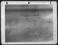What The Nazis See!  A Large Formation Of Boeing B-17 Flying Fortresses Enroute To Bomb Nazi Installations At Frankfurt, Germany.  8Th Air Force Bombers Continualy Blasted Vitally Important War Objectives To Hasten The End Of The War In The Eto.  20 March - Page 1
