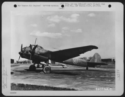 General > Captured German Ju-88 At A 353Rd Fighter Group Base In England.