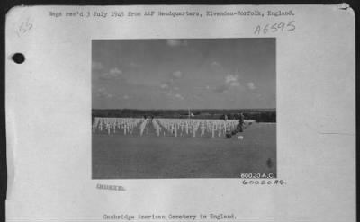 General > Cambridge American Cemetary In England