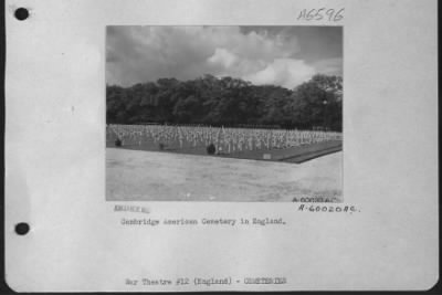 General > Cambridge American Cemetary In England