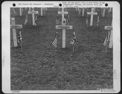 General > U.S. Military Cemetery Near Cambridge, England.