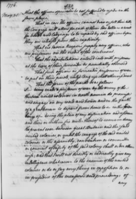 Thumbnail for Transcript Journals, 1775-79 > May 14, 1776-Sept. 2, 1777 (Vol 4)