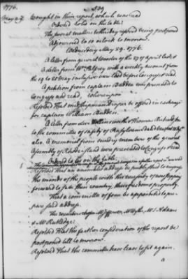 Thumbnail for Transcript Journals, 1775-79 > May 14, 1776-Sept. 2, 1777 (Vol 4)