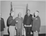 Eisenhower, Truman, Royall, Omar Bradley.jpg