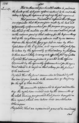 Transcript Journals, 1775-79 > May 14, 1776-Sept. 2, 1777 (Vol 4)