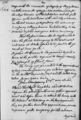 Transcript Journals, 1775-79 > May 14, 1776-Sept. 2, 1777 (Vol 4)