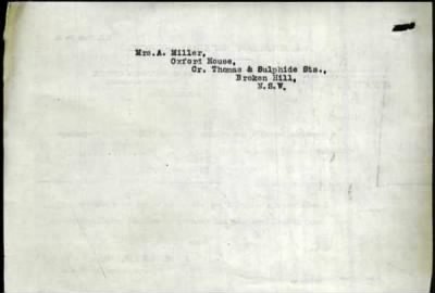 Thumbnail for Miller > Miller, Arthur William (2193)