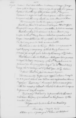 Transcript Journals, 1775-79 > May 14, 1776-Sept. 2, 1777 (Vol 6)