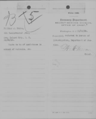 Old German Files, 1909-21 > Morris B. White (#380456)
