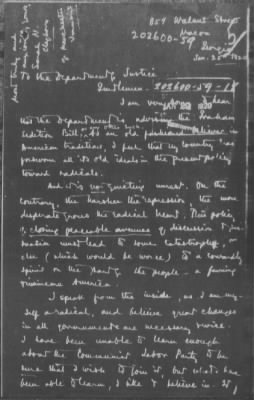 Old German Files, 1909-21 > Miss Sarah N. Cleghorn (#377989)