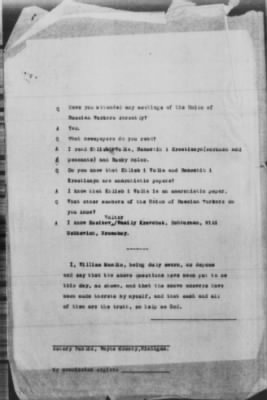 Old German Files, 1909-21 > William Mamlin (#381107)