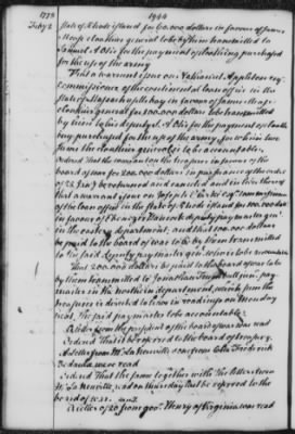 Thumbnail for Transcript Journals, 1775-79 > Sept. 3, 1777-Jan. 20, 1779 (Vol 7)