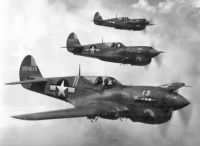 Curtis P-40 Warhawks on a mission.jpg