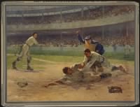 Out at home, Breshnahan tags out runner while Mathewson and McGraw watch.jpg