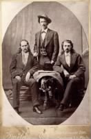 Wild Bill Hickok, Texas Jack Omohundro, and Buffalo Bill Cody in 1873.jpg