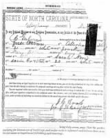 Sarah Norris and Jesse Osborne's marriage certificate
