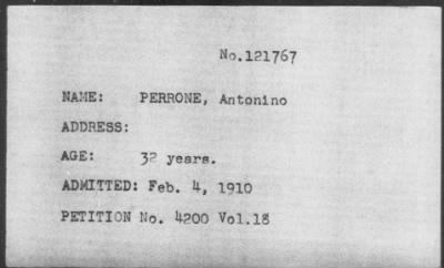 1910 > PERRONE, Antonino