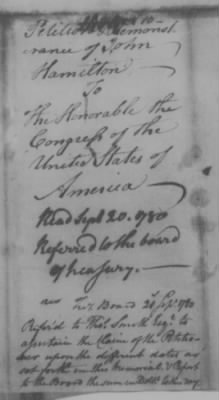 Thumbnail for Petitions Address to Congress, 1775-89 > F - H (Vol 3)