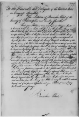 Thumbnail for Petitions Address to Congress, 1775-89 > F - H (Vol 3)