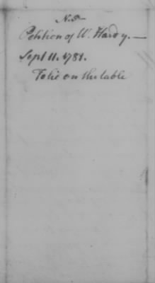 Thumbnail for Petitions Address to Congress, 1775-89 > F - H (Vol 3)