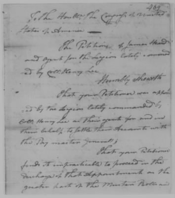 Thumbnail for Petitions Address to Congress, 1775-89 > F - H (Vol 3)