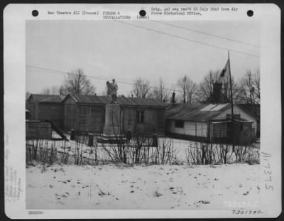 Thumbnail for Installations > View Of The 206Th Medics Building Of The 410Th Bomb Group At A 9Th Air Force Base In France.  10 January 1945.